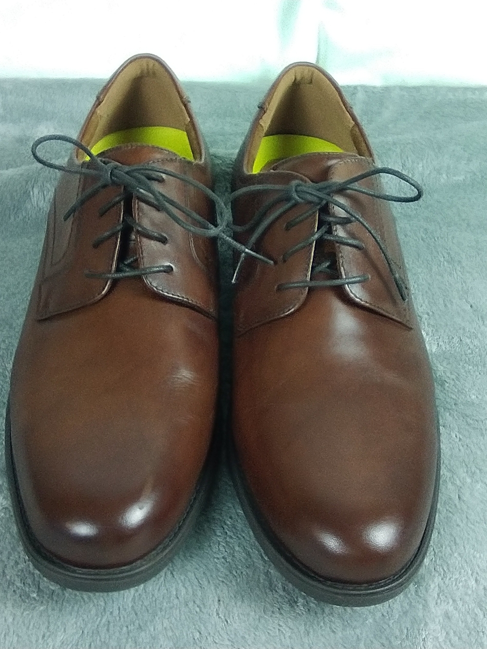 Florsheim Brown Leather Lace-Up Dress Oxfords